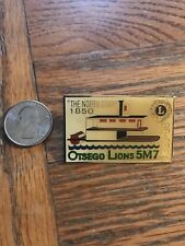 Otsego MN Lions Club 5M7 North Star 1850 Pin Classic Vintage Old School New Rare picture