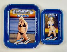 Elements Rolling Tray Bikini Girl Blonde Design Assorted Size Lot of 2 picture