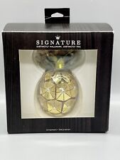 Hallmark Signature Hospitality Ornament ~ Life is Sweet ~ Metal Pineapple Decor picture