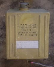 Rare Vintage Military 6 Gallon Alcohol Anti-Icing Empty Tank picture