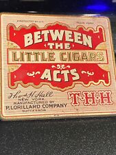 Vintage Between the Acts Little Cigars THH Thomas H Hall Empty Tin Container picture