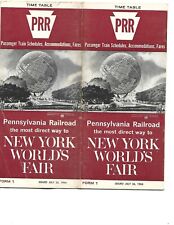 PRR Pennsylvania Railroad New York World's Fair July 26 1964 Time Table wow picture