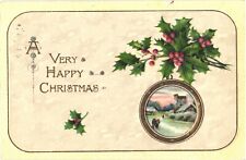 A Very Happy Christmas, Winterberry, Walking In Winter Postcard picture