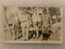 Circa 1915 RPPC Photo WW1 Soldiers Buffalo Soldier African American WWI picture