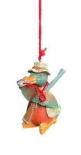 Wood Ornament Duck Hunting With Gun And Duck Call picture