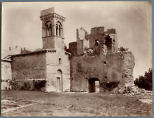 ND. France, Beaucaire, Ruins of the Chapelle du Château Vintage albumen print.  picture