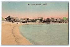 c1940 Bell Island Beach Exterior Norwalk Connecticut CT Vintage Antique Postcard picture