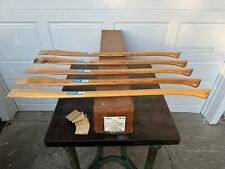 5 NOS Sequatchie Indian Fire Eagle Curved Axe Handles 36in W/ Original Box 1979 picture