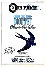 NPBK25 NEWSPAPER PRESS ADVERT 15X11 BIG COUNTRY : PEACE IN OURTIME picture