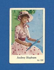 1955-58 Dutch Gum Card Nr #939 Audrey Hepburn picture