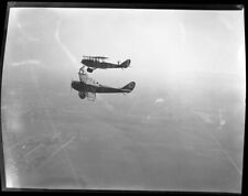 Barnstorming Biplanes 1926 stunt wing walker Gladys Ingle Original 4x5 Negative picture