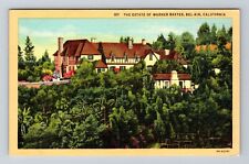Bel-Air CA-California, Estate of Warner Baxter, Antique Vintage Postcard picture