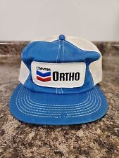 Vtg Chevron Ortho Snapback Trucker Hat Mesh Patch K-Products picture