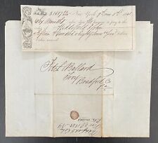 1848 PROMISSORY NOTE - FITCH BALLARD - TROY, PA & LETTER FROM MIDDLEFIELD & COHN picture