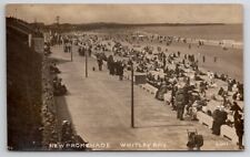 UK RPPC New Promanade Whitley Bay Real Photo Postcard V25 picture