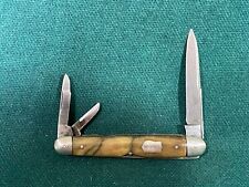 Antique Howard Cutlery Co Whittler Folding Pocket Knife, Bone picture