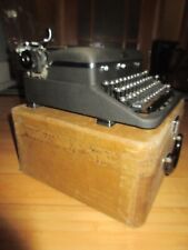Vintage Royal DeLuxe Portable Typewriter with herringbone cloth case picture