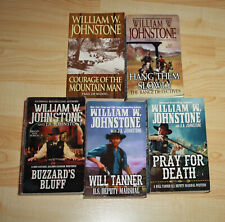 Lot of 5 William W Johnstone Western Paperback Books #6 Used Very Good Condition picture