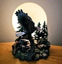 Vintage Eagle Silhouette Desk Lamp Jcpennys 90's Night Light picture