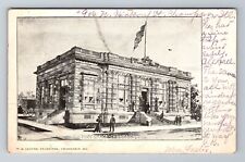 Champaign IL-Illinois, U.S Post Office, Antique c1906 Vintage Souvenir Postcard picture