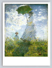 Postcard Woman With A Parasol Claude Monet 1875 National Gallery Of Art picture