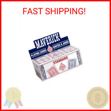 Maverick Playing Cards, Standard Index, Red and Blue, 12 Pack picture