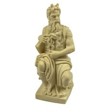 Vintage sculptor replica Michelangelo Moses 6” statue made in Italy picture