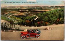 The Pikes Peak Auto Highway The World's Highest Highway Colorado CO Postcard picture