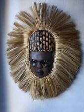 Vintage  Handmade  Wooden Mask from AFRICA    1980s picture
