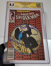 The Amazing Spider-Man #300 Newsstand CGC 8.5 WP SIGNED Marvel 1988 picture