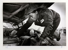1980 Charlotte NC City Employee Mechanic African American Woman VTG Press Photo picture