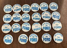 VINTAGE AMERICANS FOR PRESIDENT GERALD FORD CAMPAIGN BUTTON PIN LOT 1976 picture