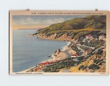 Postcard A General View Of The Coast Highway Above Castle Rock California USA picture