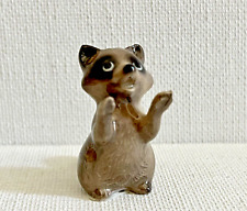 Vintage Hagen Renaker Raccoon Miniature Dollhouse California Art Mini picture
