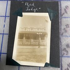 Vintage Photograph 1920s BPOE Red lodge Montana Elks Lodge picture