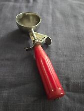 vintage ice cream scoop Croford bakelite red handle picture