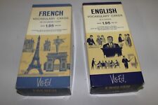 Vintage Vis-Ed French / English Vocabulary Cards picture