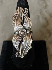 Vintage Navajo Native American Sterling Silver Ring-Great picture