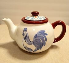 Nantucket Home Teapot With Rooster Decoration Country Style Farmhouse Holds Five picture