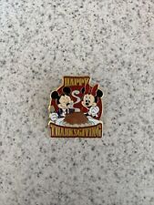 DISNEY WDW HAPPY THANKSGIVING 2008 MICKEY & MINNIE MOUSE PIN ON CARD LE 1500 picture