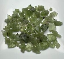 87 Cts Well Terminated Top Green Diopside Crystals Rough Lot From Afghanistan picture