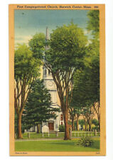 Harwich Center Massachusetts MA Postcard Church picture