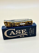 Case xx Knife Sodbuster Jr. 6137 Jigged Amber Bone Pocket Knife (Factory Defect) picture