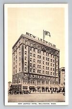 Bellingham WA-Washington, New Leopold Hotel, Advertising, Vintage Postcard picture