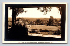RPPC View from Baldpate Inn Dining Room Georgetown MA Postcard picture