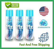 3 Can Neon 11X Refined Butane Lighter Gas Fuel Refill 300 mL 10.14 oZ picture