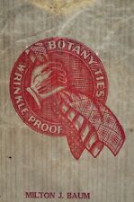 1940s Botany Ties - Wrinkle Proof - retailer product bag - SUPER RARE picture