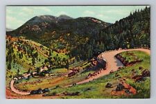 Taos NM-New Mexico, Double Horseshoe Curve, c1948 Antique Vintage Postcard picture