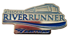 Amtrak Collector Edition Missouri River-Runner Flyer Die Struck Enamel Lapel Pin picture