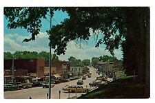 Postcard WY  Buffalo Wyoming Gateway to Big Horn Forest Street View Vintage Cars picture